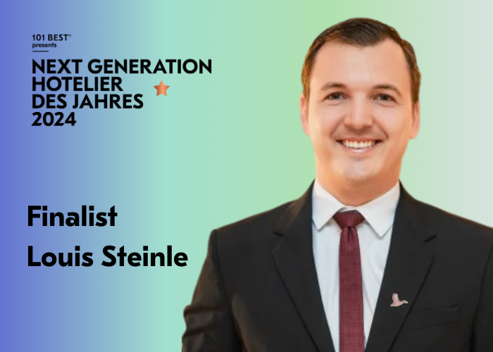 Louis Steinle, Finalist 101 Next Generation Hotelier des Jahres 2024